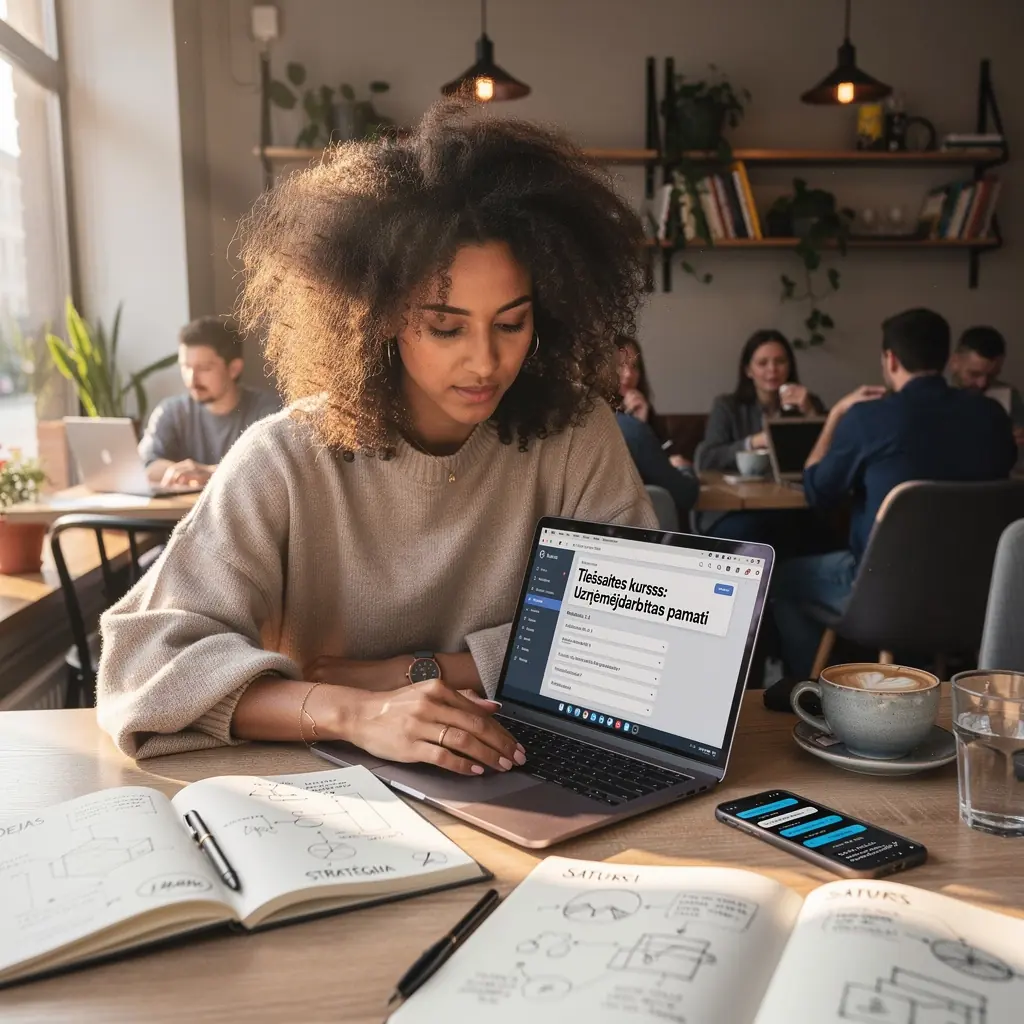 Video lekcija, kas demonstrē efektīvas mācīšanās metodes.